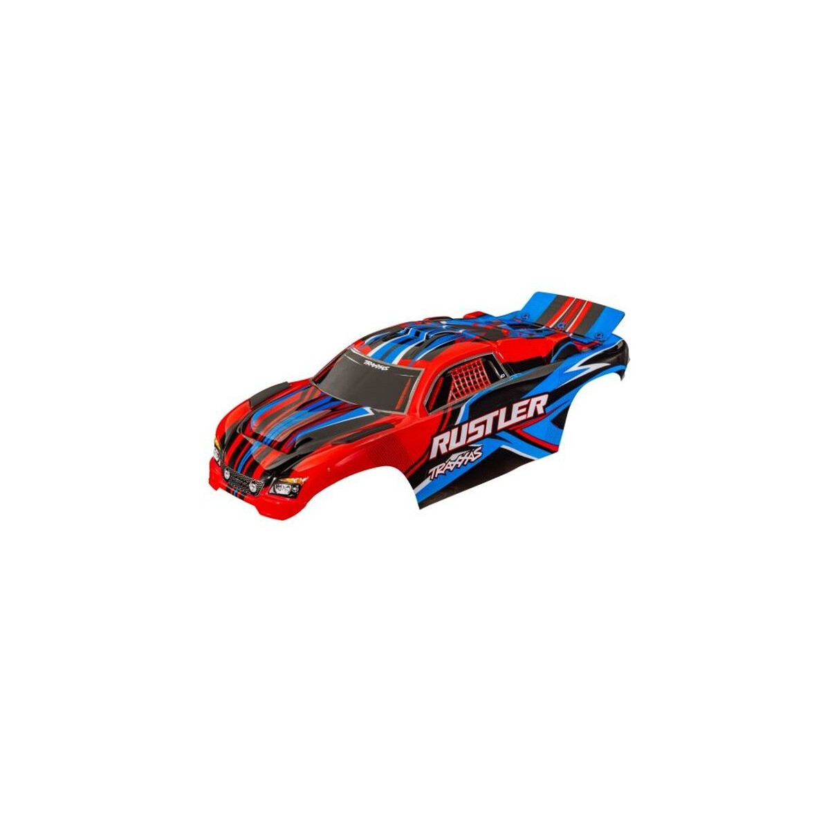 Traxxas Karosserie Rustler rot clipless TRX3734-RED