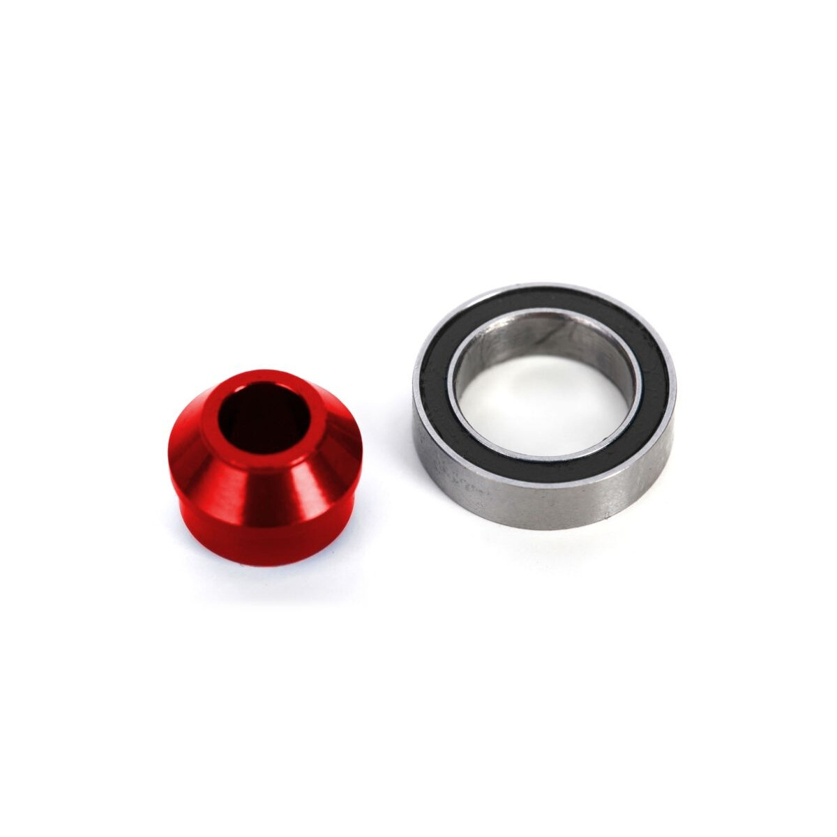 Traxxas Lager-Adapter 6061-T6 Aluminium rot (1) TRX6893-RED