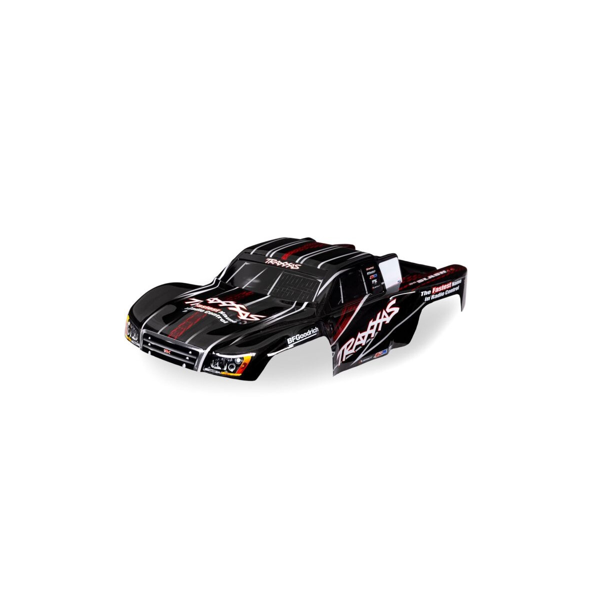 Traxxas Karo 1/16 Slash 4X4 schwarz mit Aufkleber...