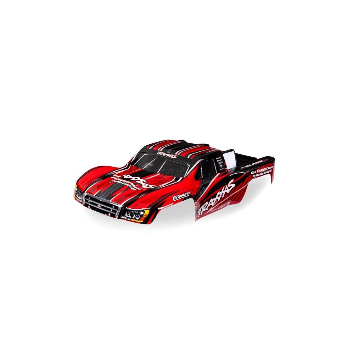 Traxxas Karo 1/16 Slash 4X4 rot mit Aufkleber TRX7027-RED