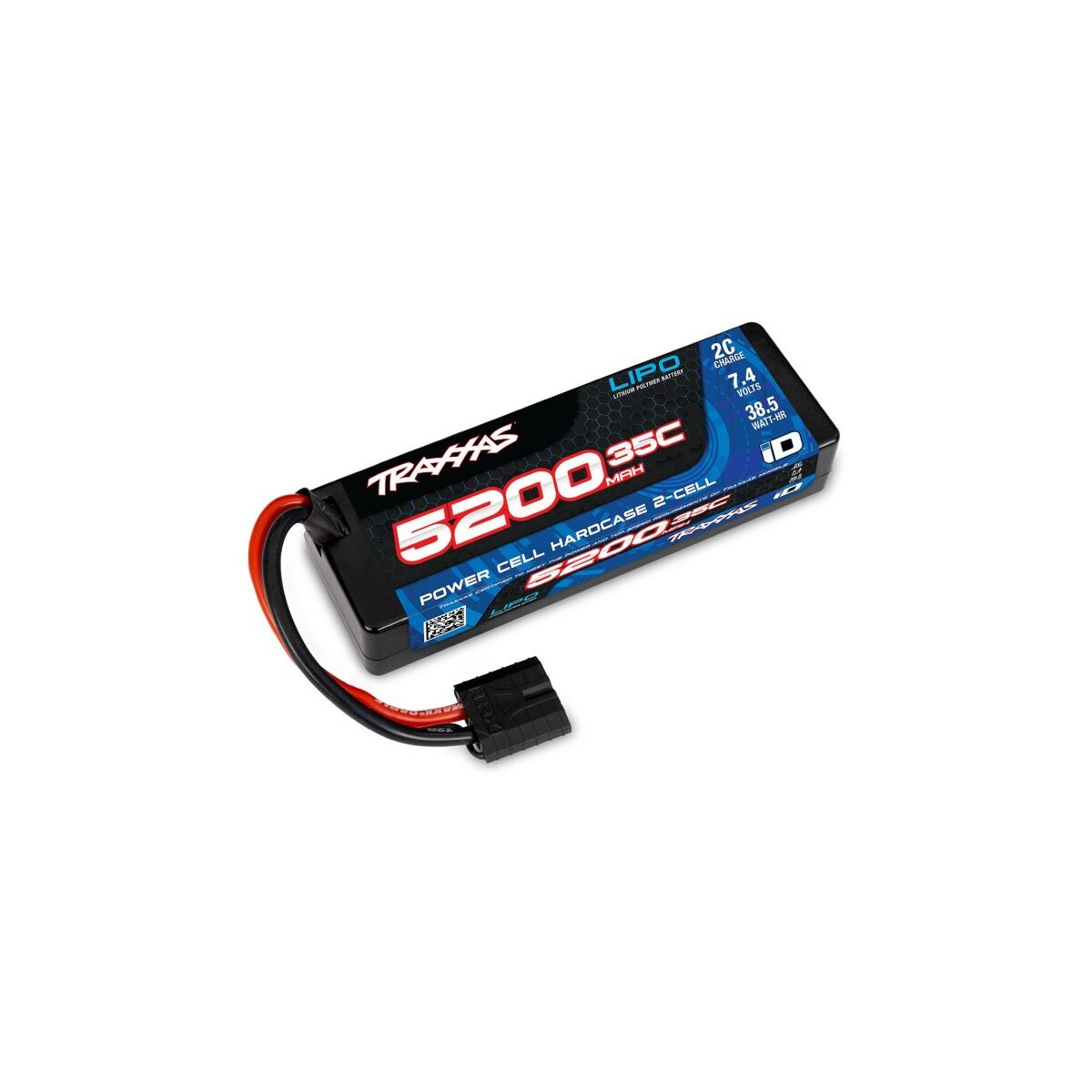 Traxxas LiPo Power Cell 5200mAh 7,4V 2s 35C Hardcase...