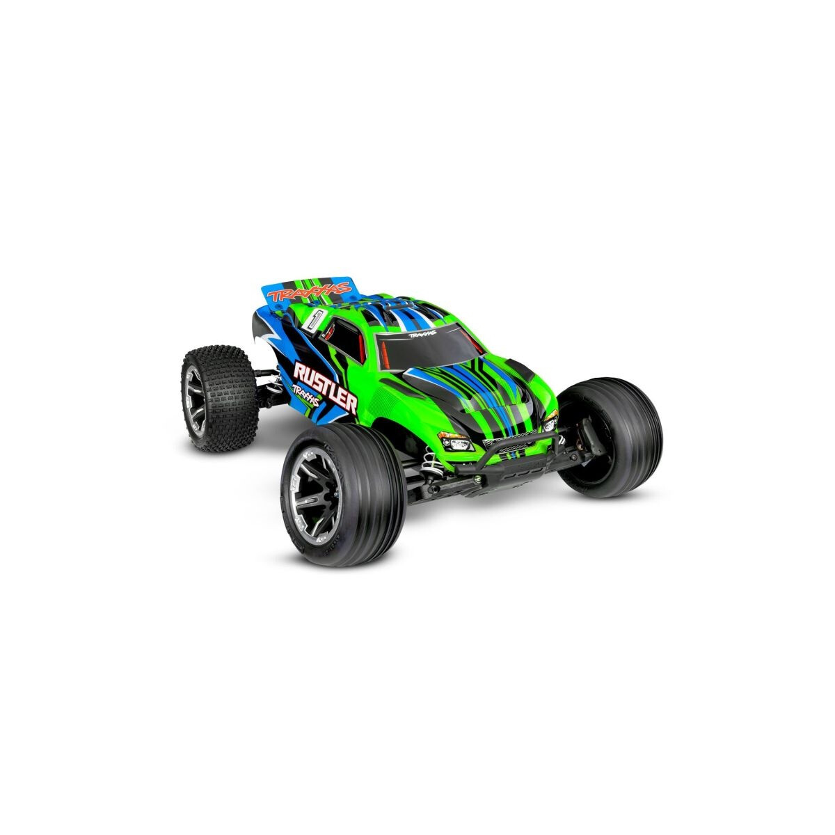 Traxxas TRAXXAS Rustler grün 1/10 2WD Stadium-Truck...