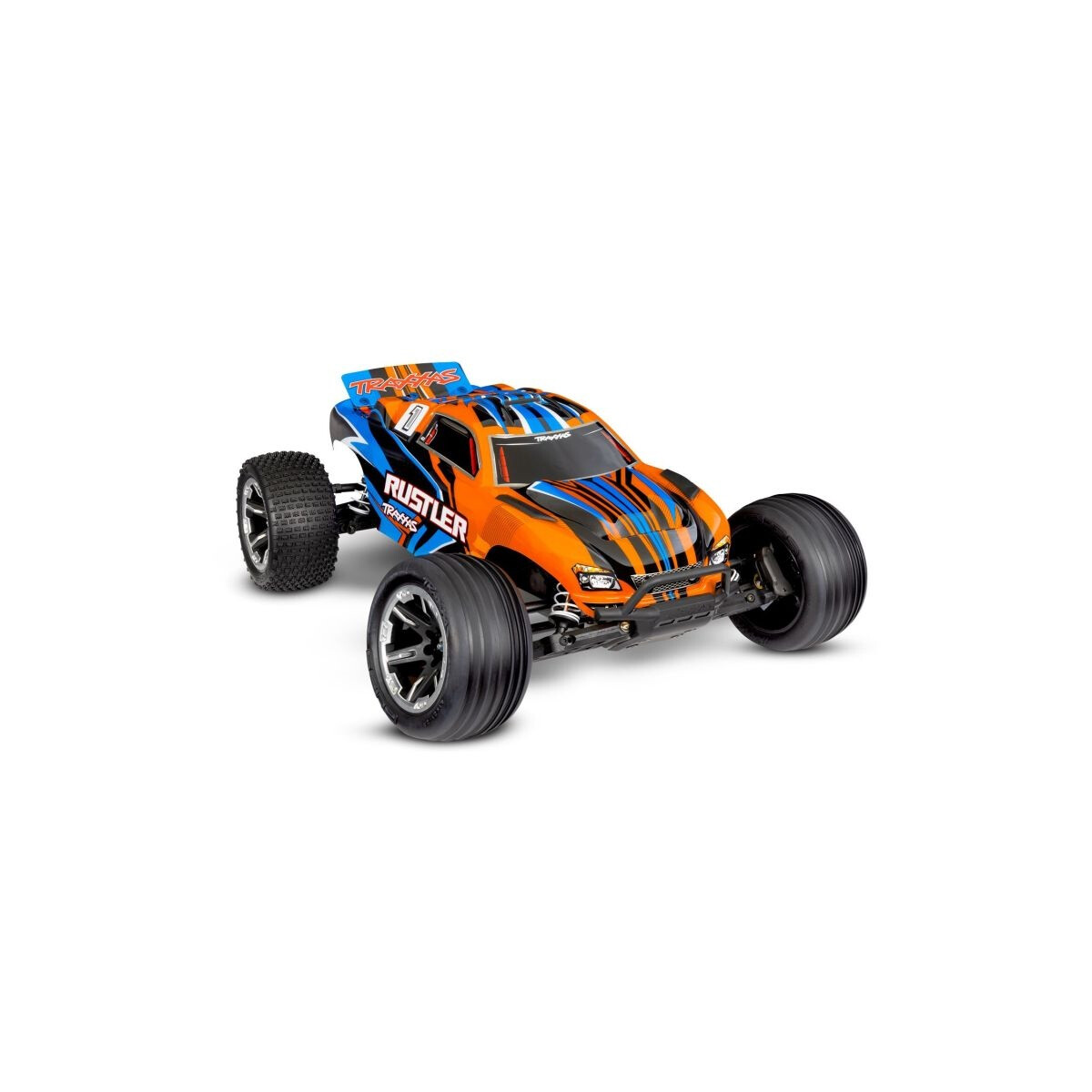 Traxxas TRAXXAS Rustler orange 1/10 2WD Stadium-Truck RTR...