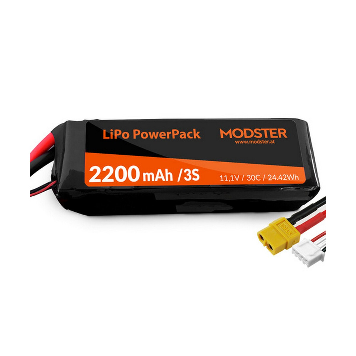 Modster LiPo Battery 3S 11,1V 2200 mAh 30C (XT60)...