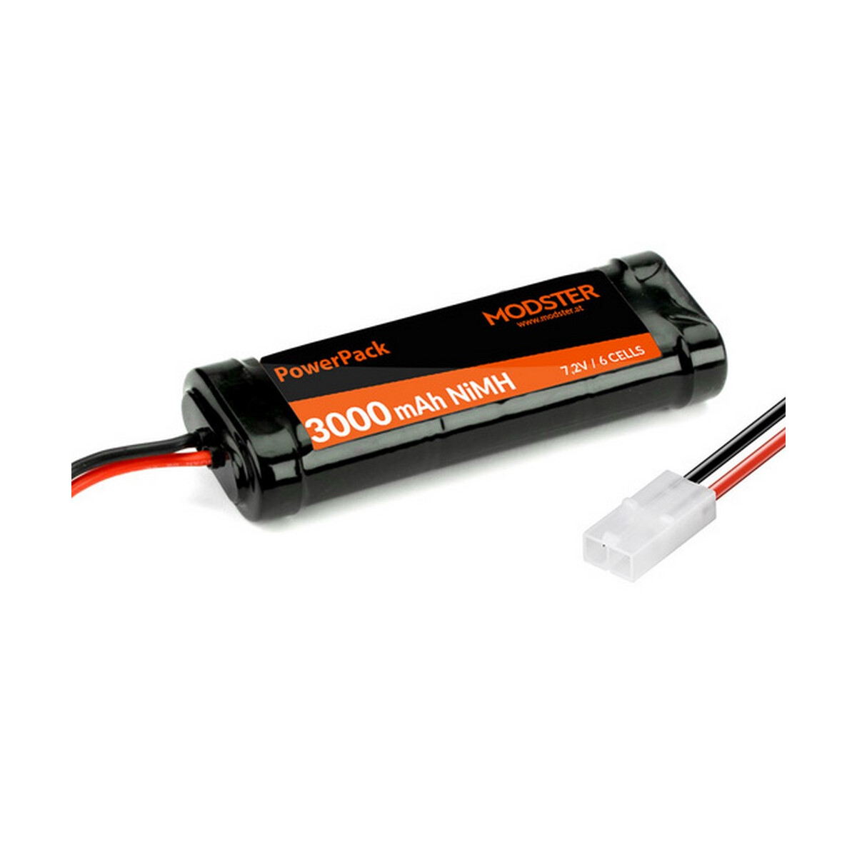 Modster Racingpack 3000mAh NiMH 6-Zellen 7,2V  mit...