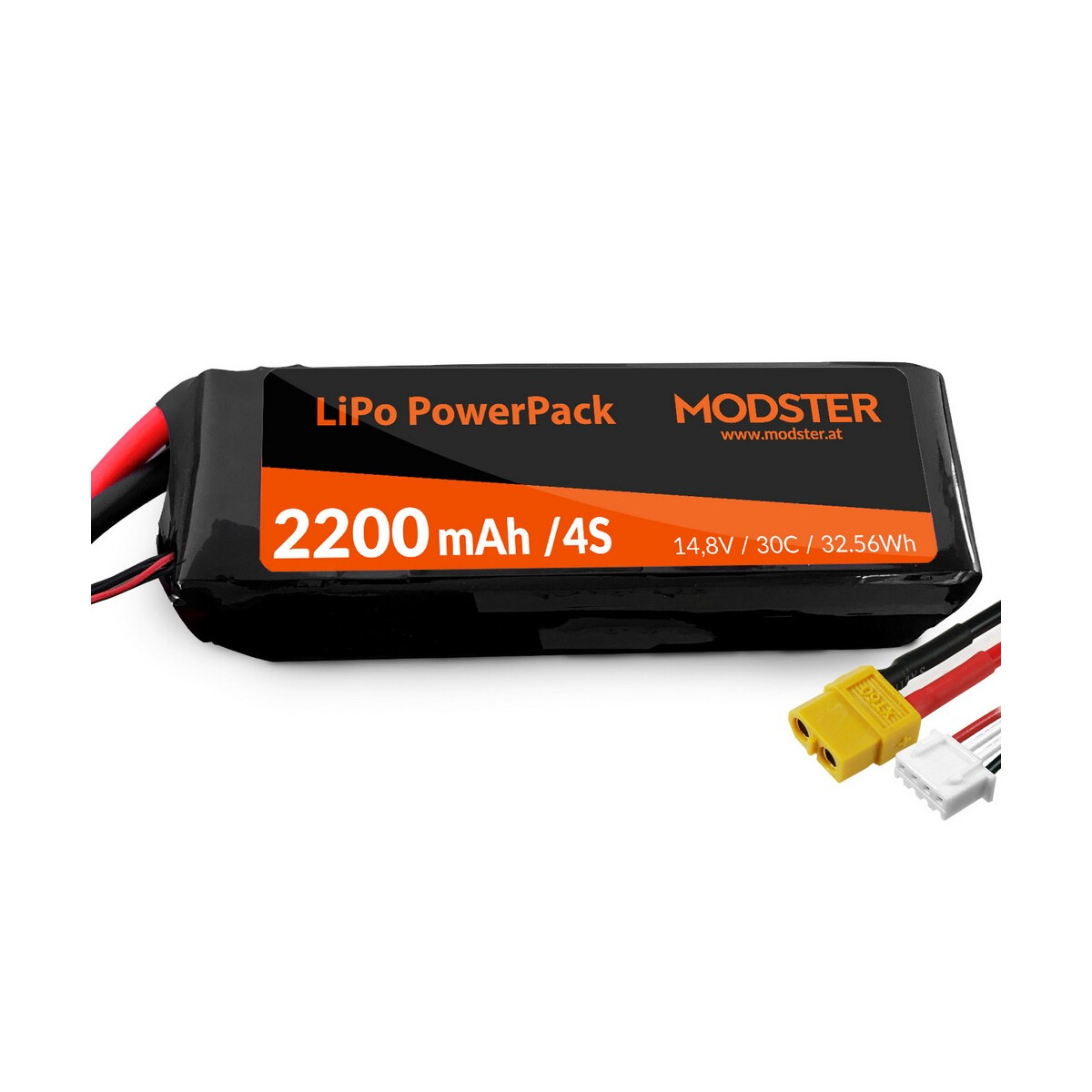 Modster LiPo Battery 4S 14,8V 2200 mAh 30C (XT60)...