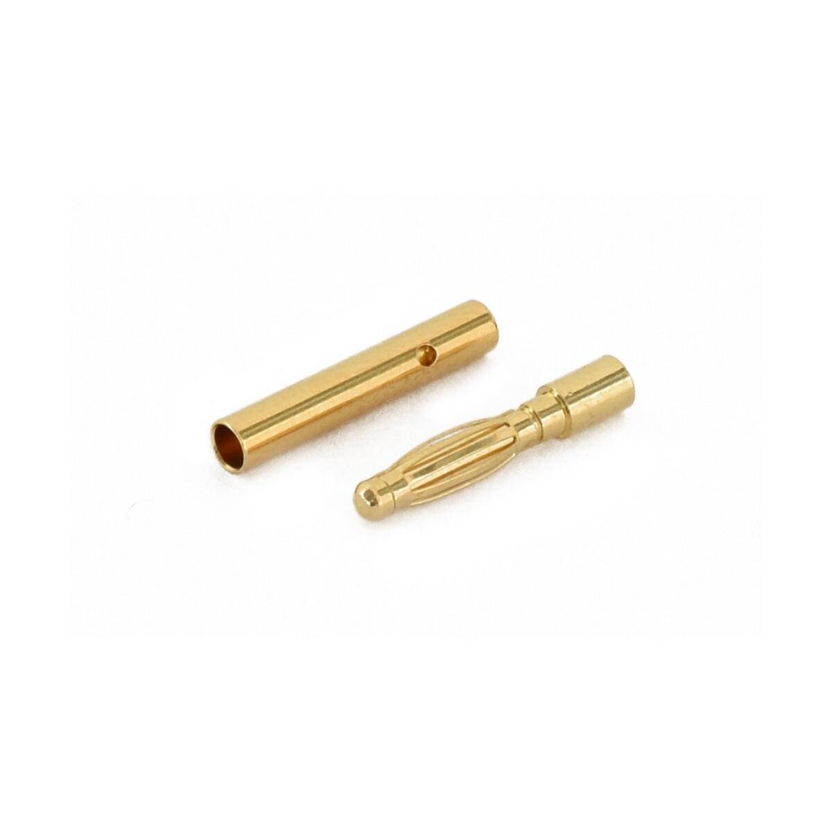 Modster Gold contact plug 2mm 1 pair MD11203