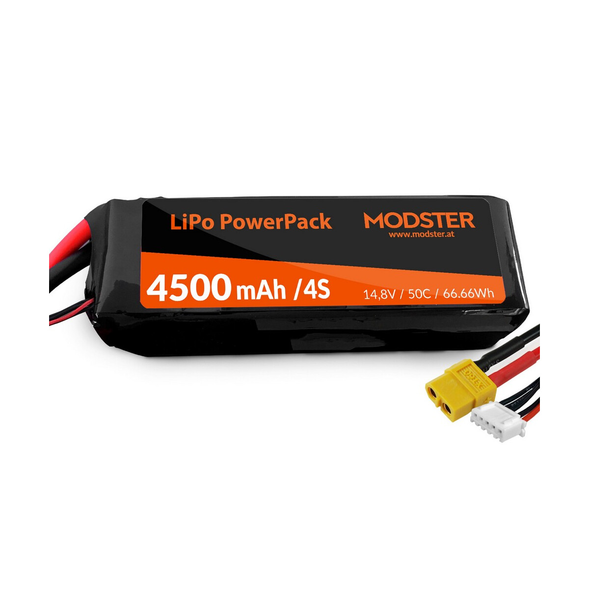 Modster LiPo Battery 4S 14,8V 4500 mAh 50C (XT60)...