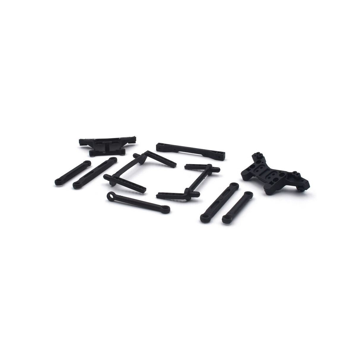 Modster Body mount set and steering linkage XGT MD11742