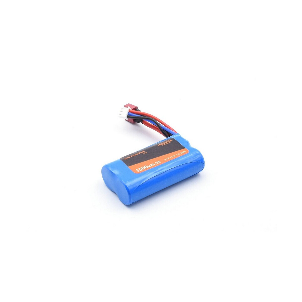 Modster LiPo Battery 2S 7.4V 1500amh 15C Mini Xero MD11946