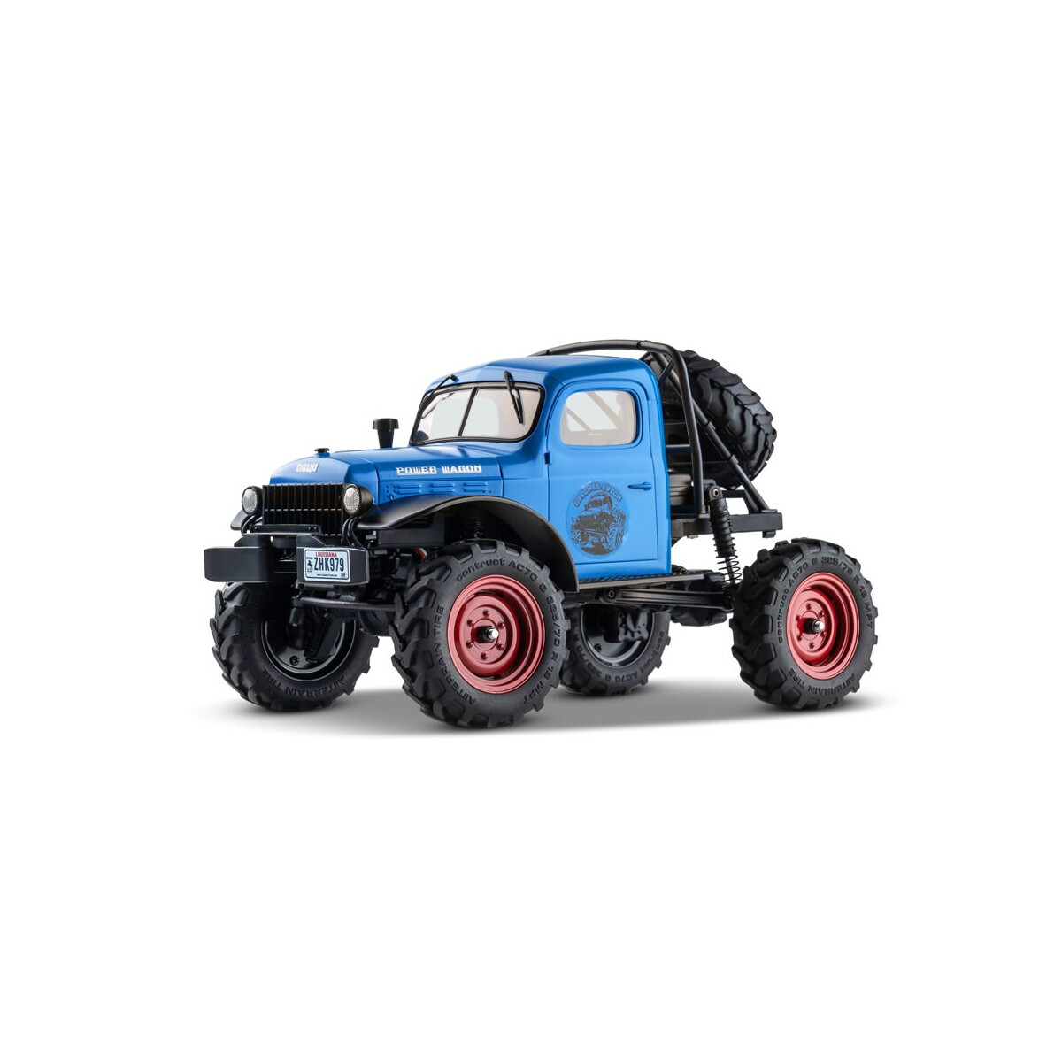 FMS FCX24 Power Wagon Mud-Racer 1:24 V2 blau - RTR 2.4GHz