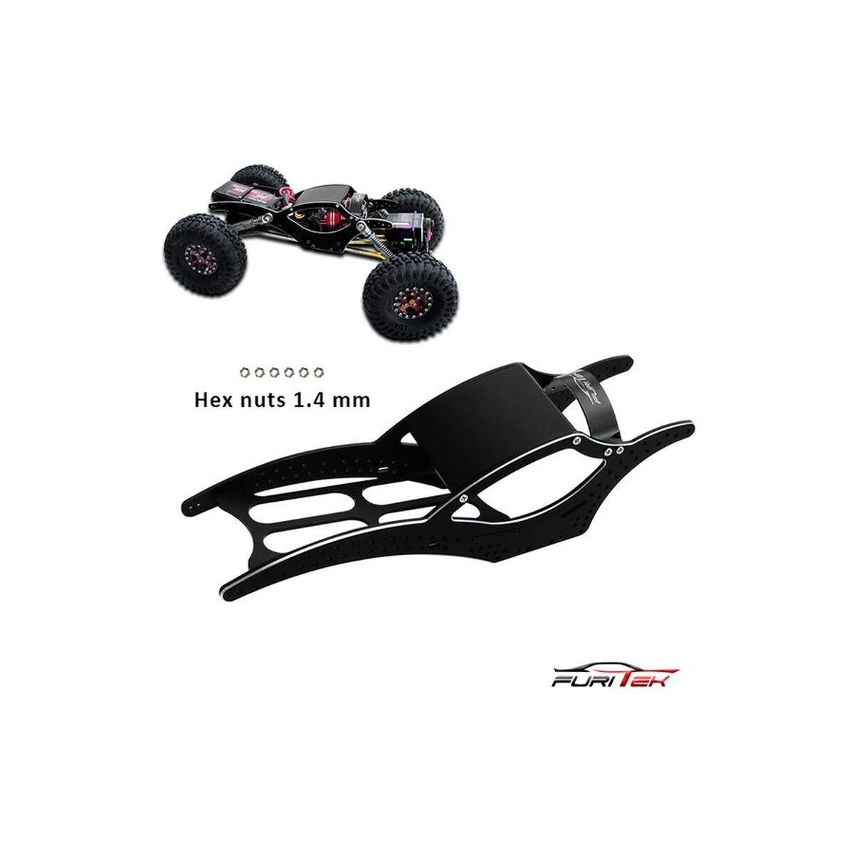 Furitek SCYTHE V2 ALU FRAME KIT FOR SCX24 CRAWLERS -...