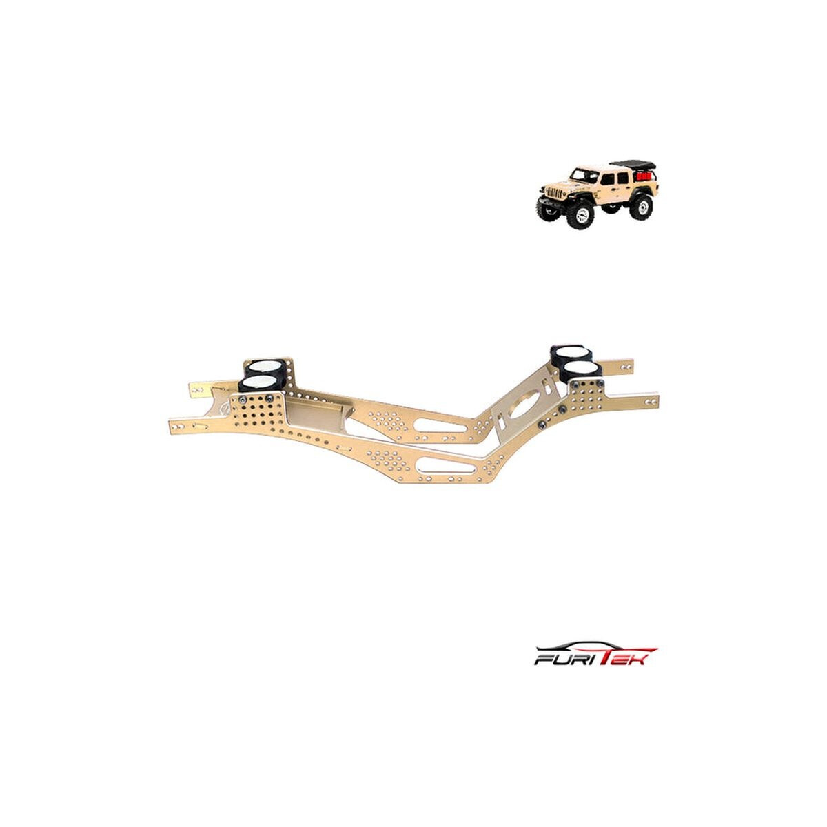 Furitek Grasshopper frame KIT FOR SCX24 GLADIATOR - Beige...