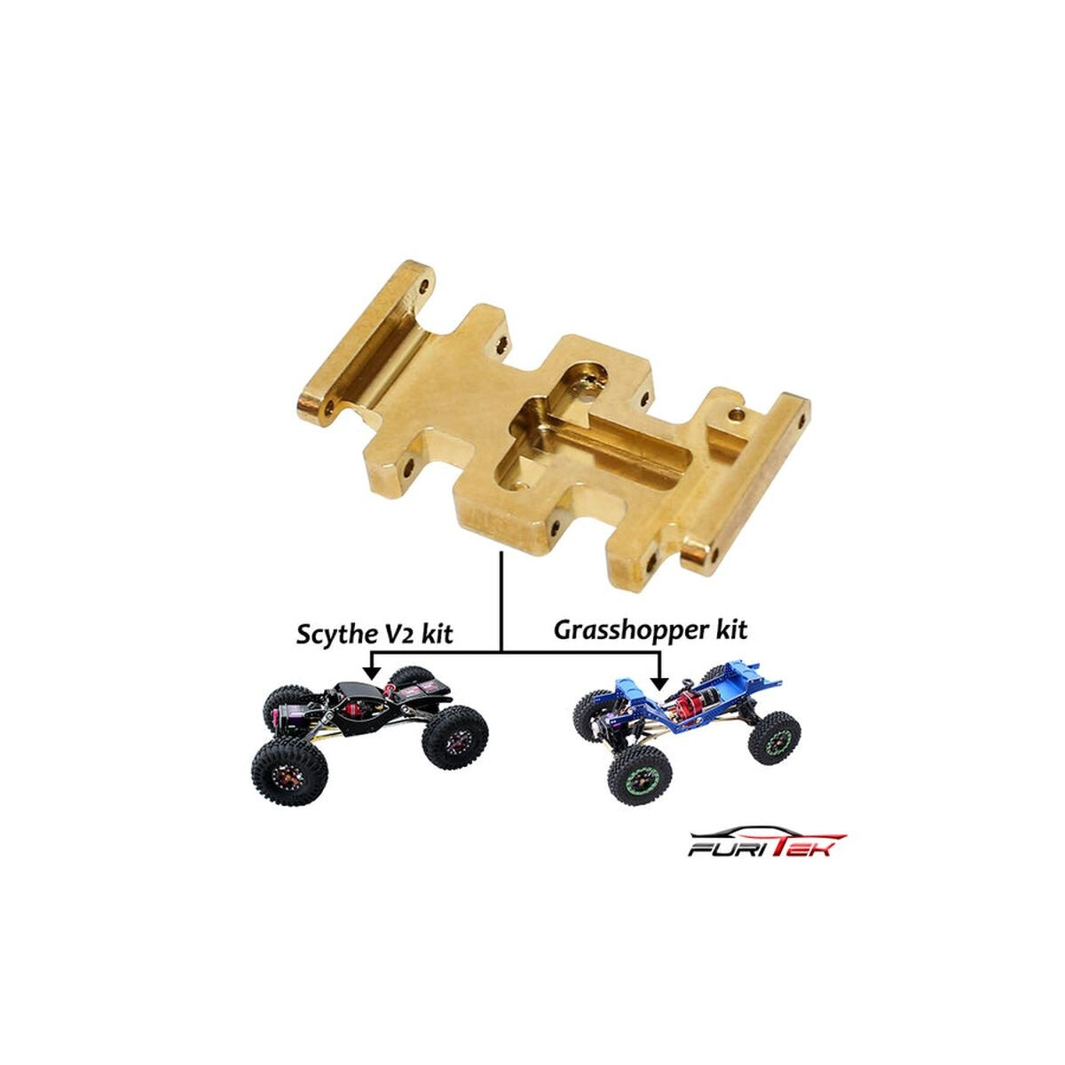 Furitek LCG Brass Skid plate FUR2166