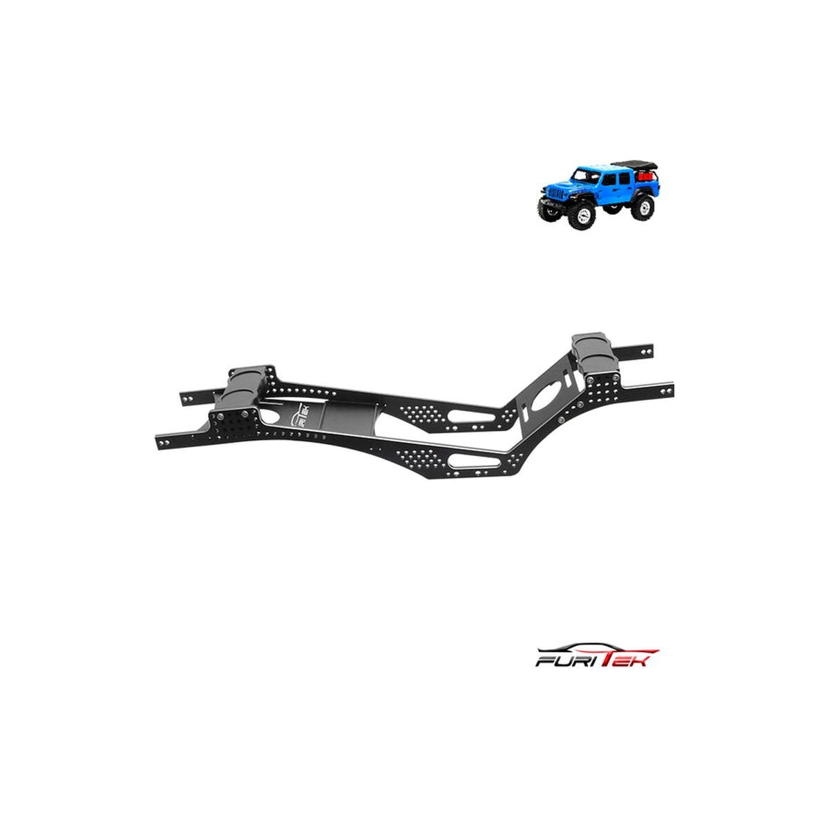 Furitek Grasshopper frame KIT FOR SCX24 GLADIATOR - Black...