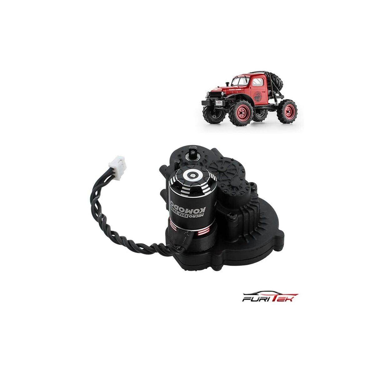 Furitek FCX24 TRANSMISSION WITH MICRO KOMODO BRUSHLESS...