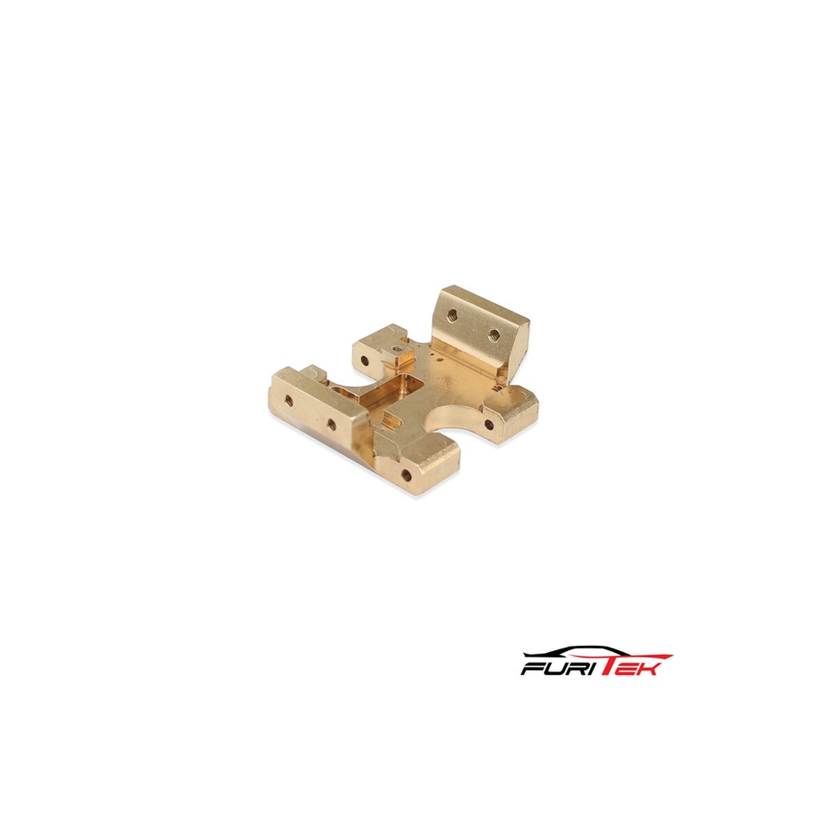 Furitek FCX24 GRASSHOPPER BRASS FLAT SKID PLATE - SCX24...