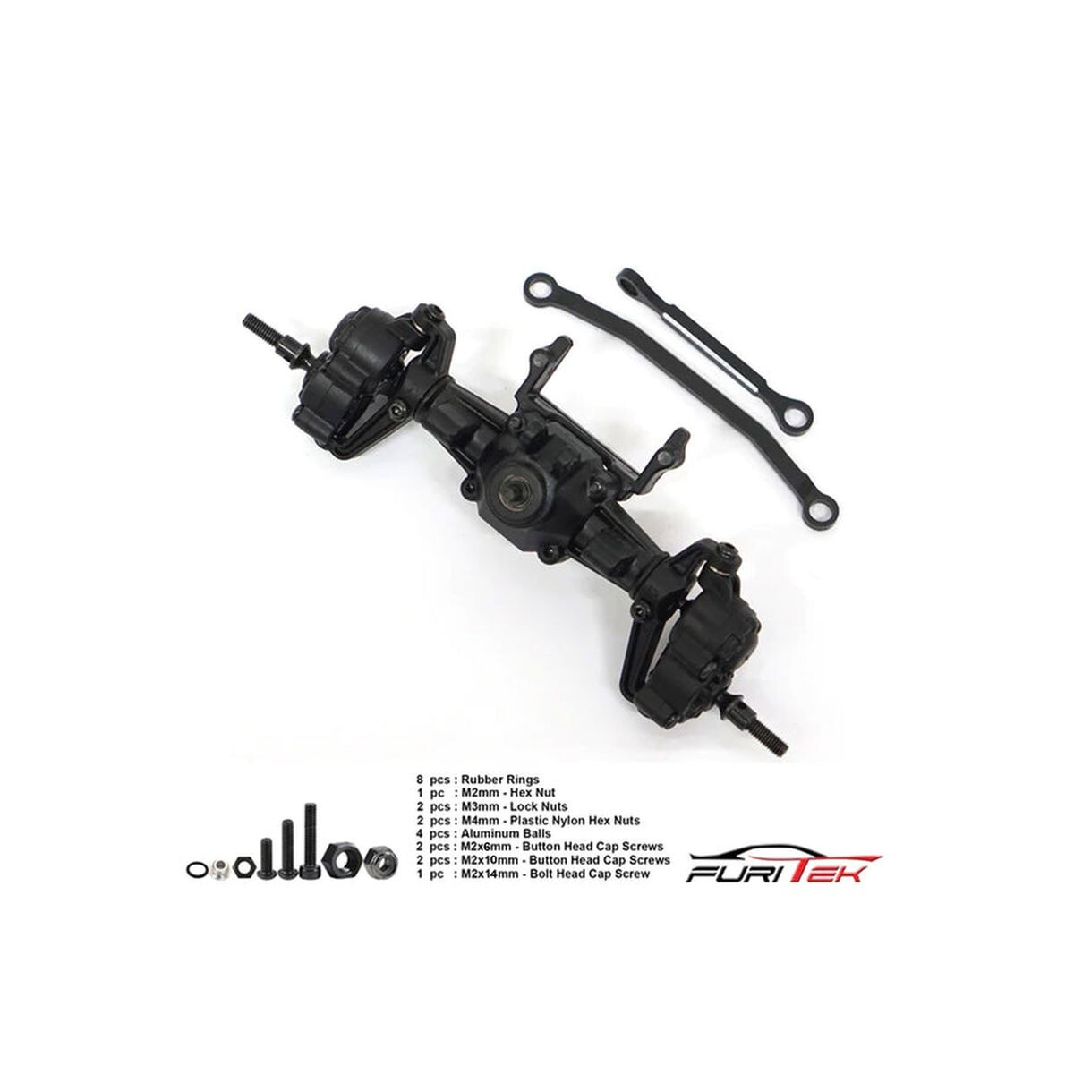 Furitek FRONT AXLE ASSEMBLY ALU STEERING LINK CAYMAN PRO...