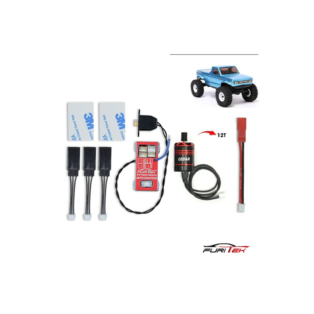 Furitek Torpedo RXGT5 Brushless Power System integr....