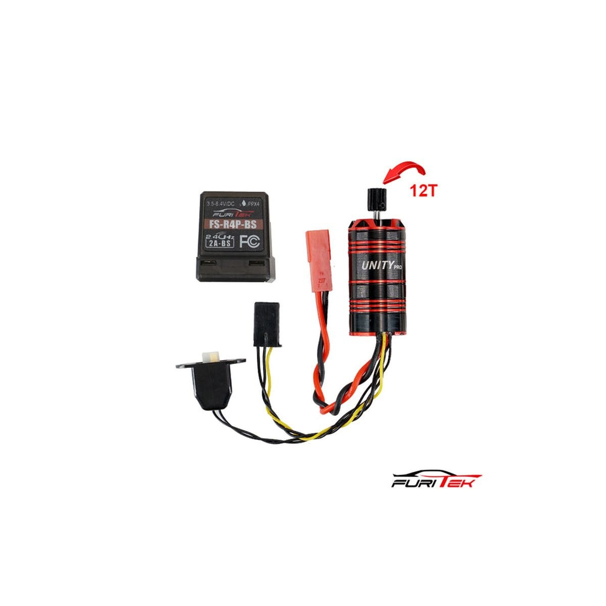 Furitek Unity PRO 3500KV 2in1 Micro FOC Brushless System...