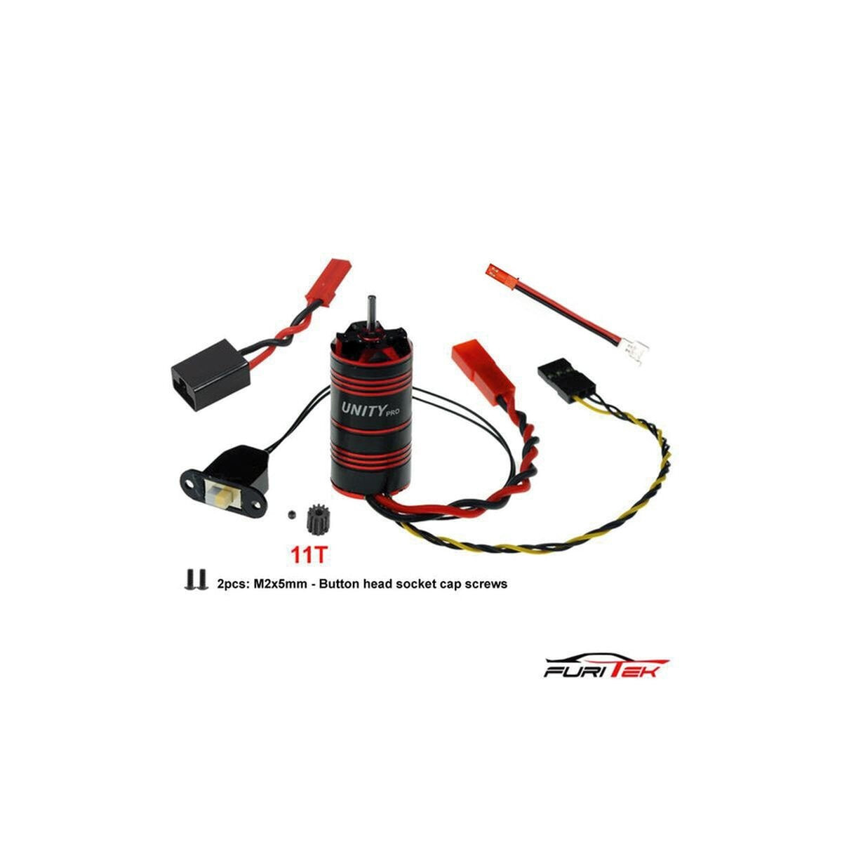 Furitek Unity PRO 3500KV 2in1 Micro FOC Brushless System...