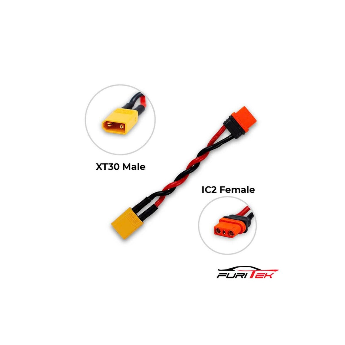 Furitek Power cable conversiom XT30 FUR2592