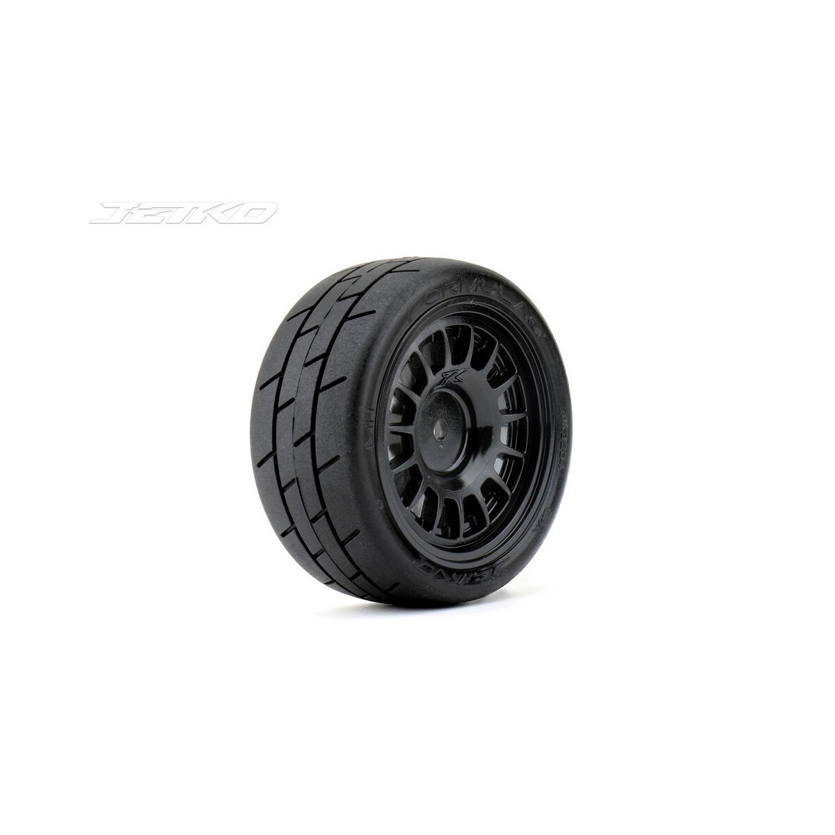 JETKO Jetko EX Formula 1/10 Slicks Tyre Black Wheel 12mm...