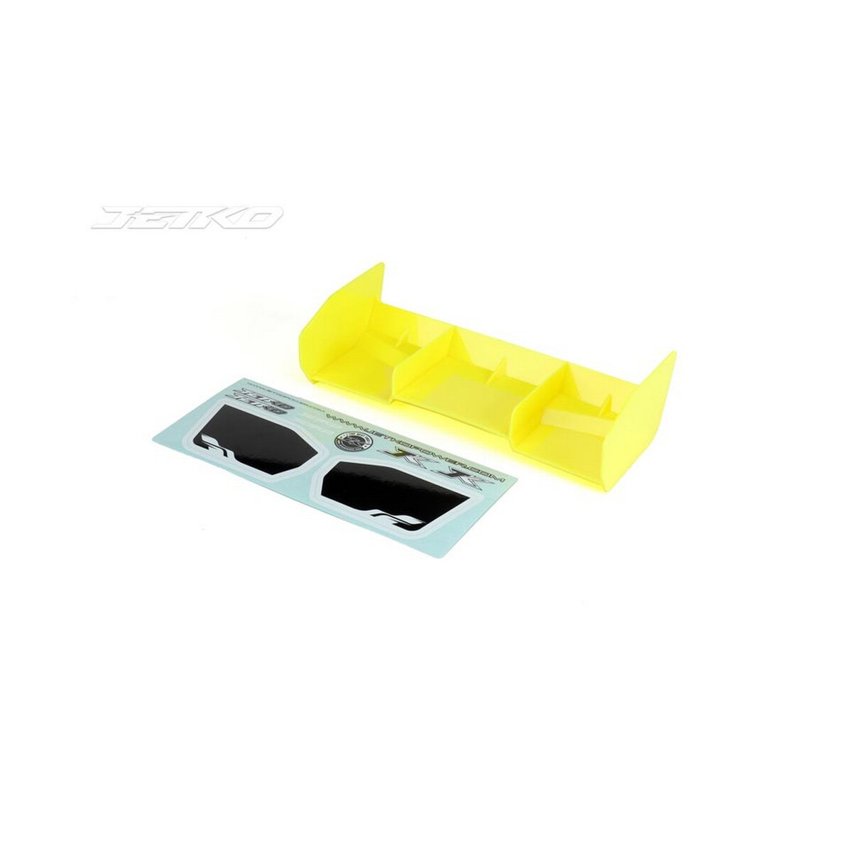 JETKO Heckspoiler Nylon Jetko - Gelb mit Stickern JK7001YL