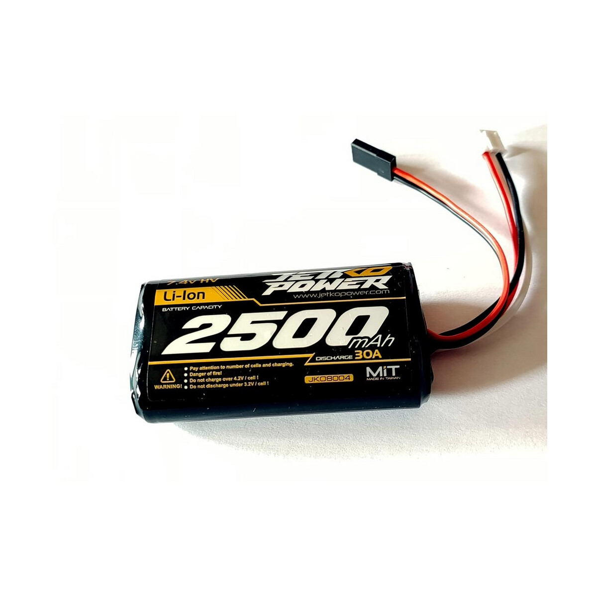 JETKO Jetko Power Rx Li-Ion 2S 7.4V-2500 (JR) 66x18x36mm...