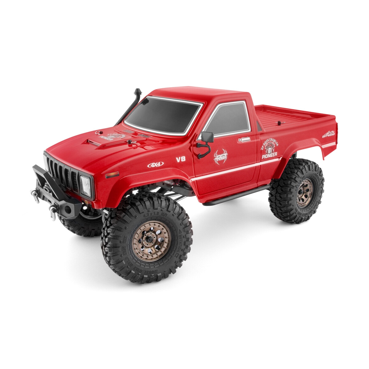 RGT ROCK CRUISER V2 1/10 Set 2,4 GHz, rot