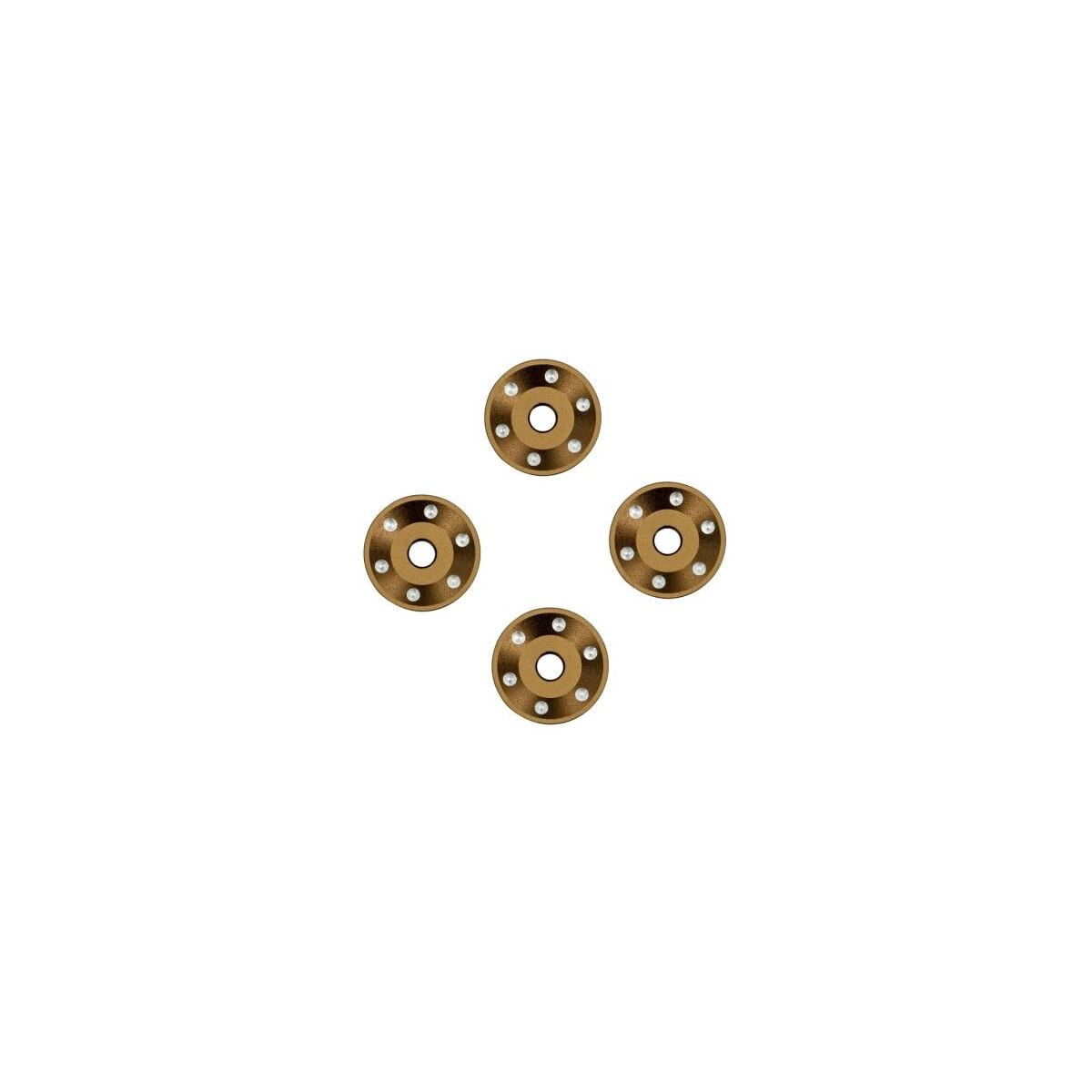 Traxxas Pro Scale Felgen-Scheiben Alu bronze (4)...