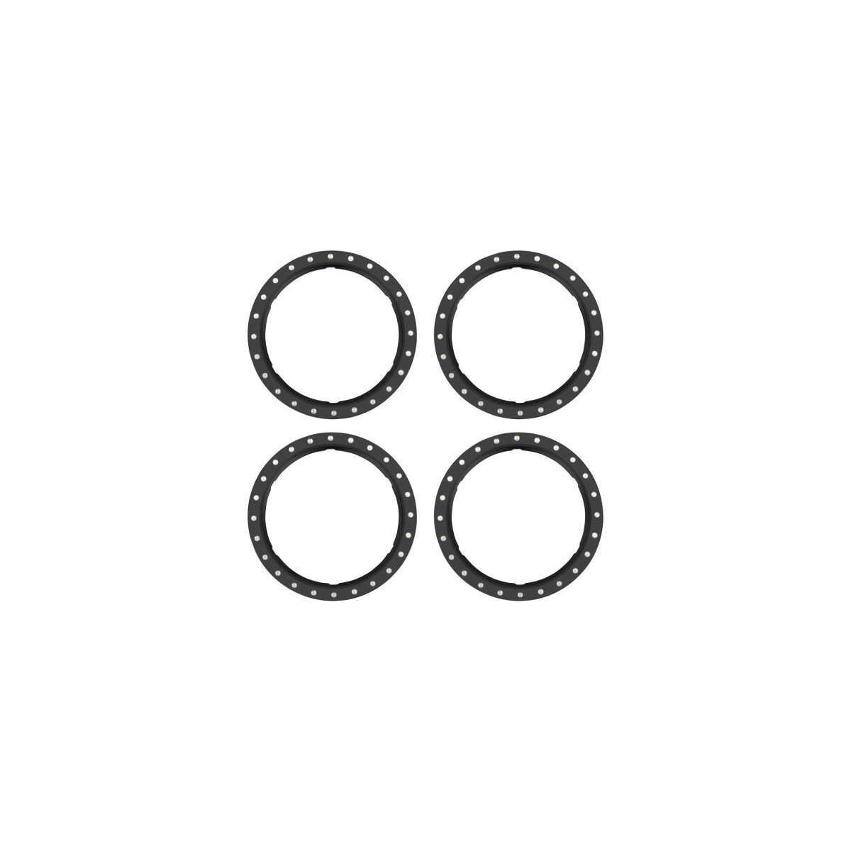 Traxxas Pro Scale Beadlock Ringe Aluminium schwarz (4)...