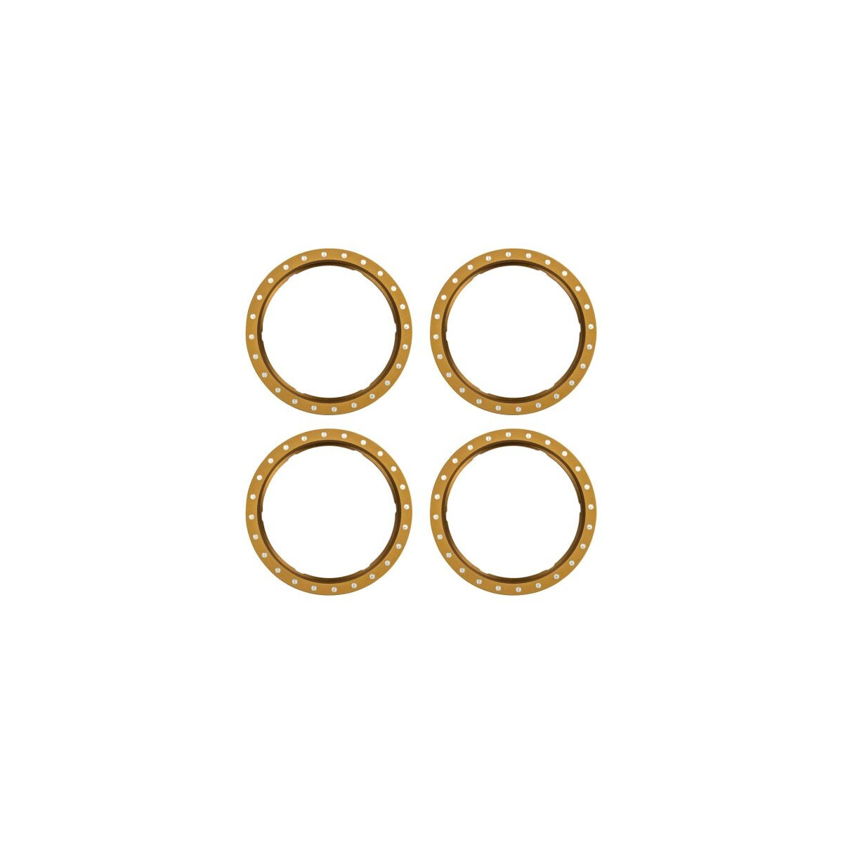 Traxxas Pro Scale Beadlock Ringe Aluminium bronze (4)...