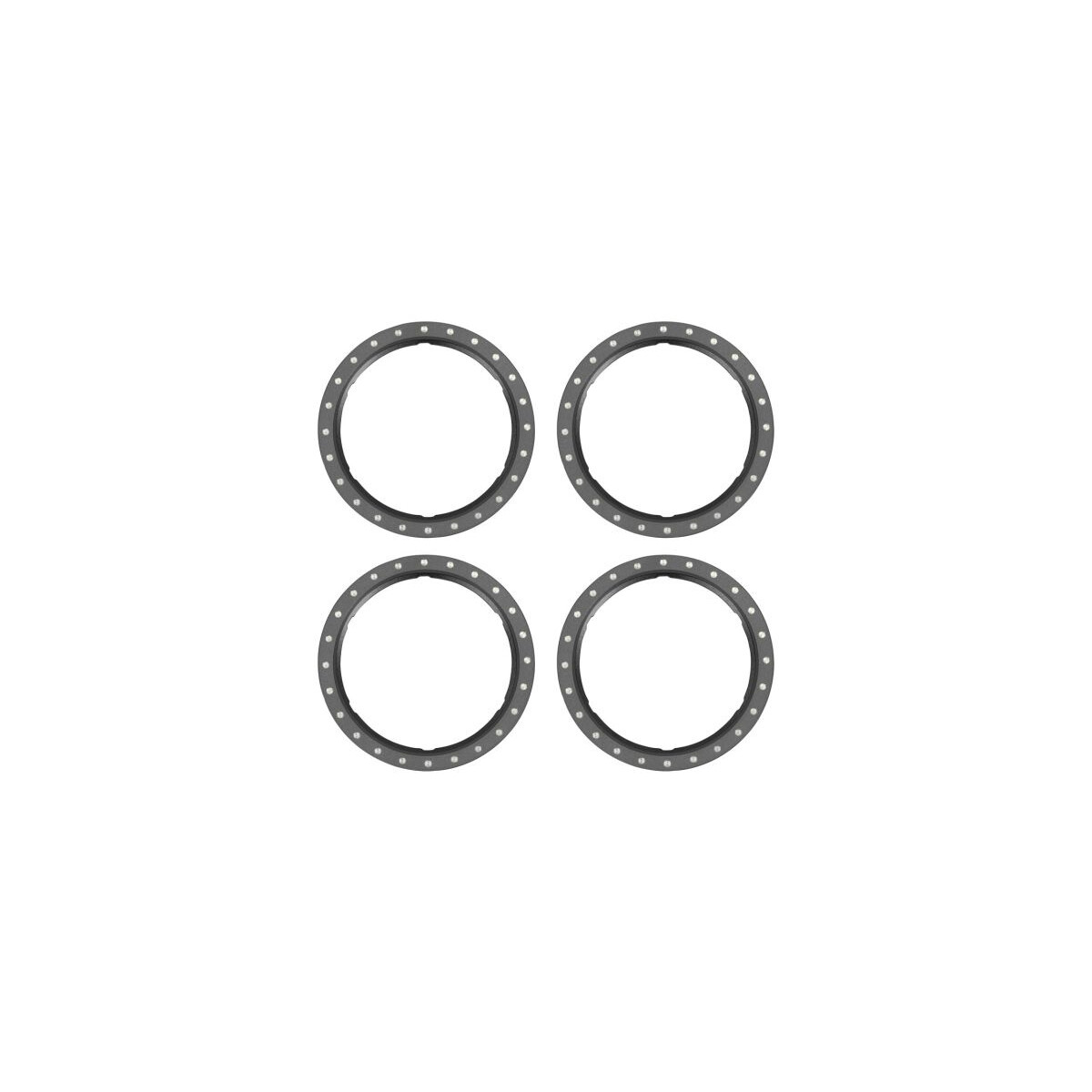 Traxxas Pro Scale Beadlock Ringe Aluminium grau (4)...