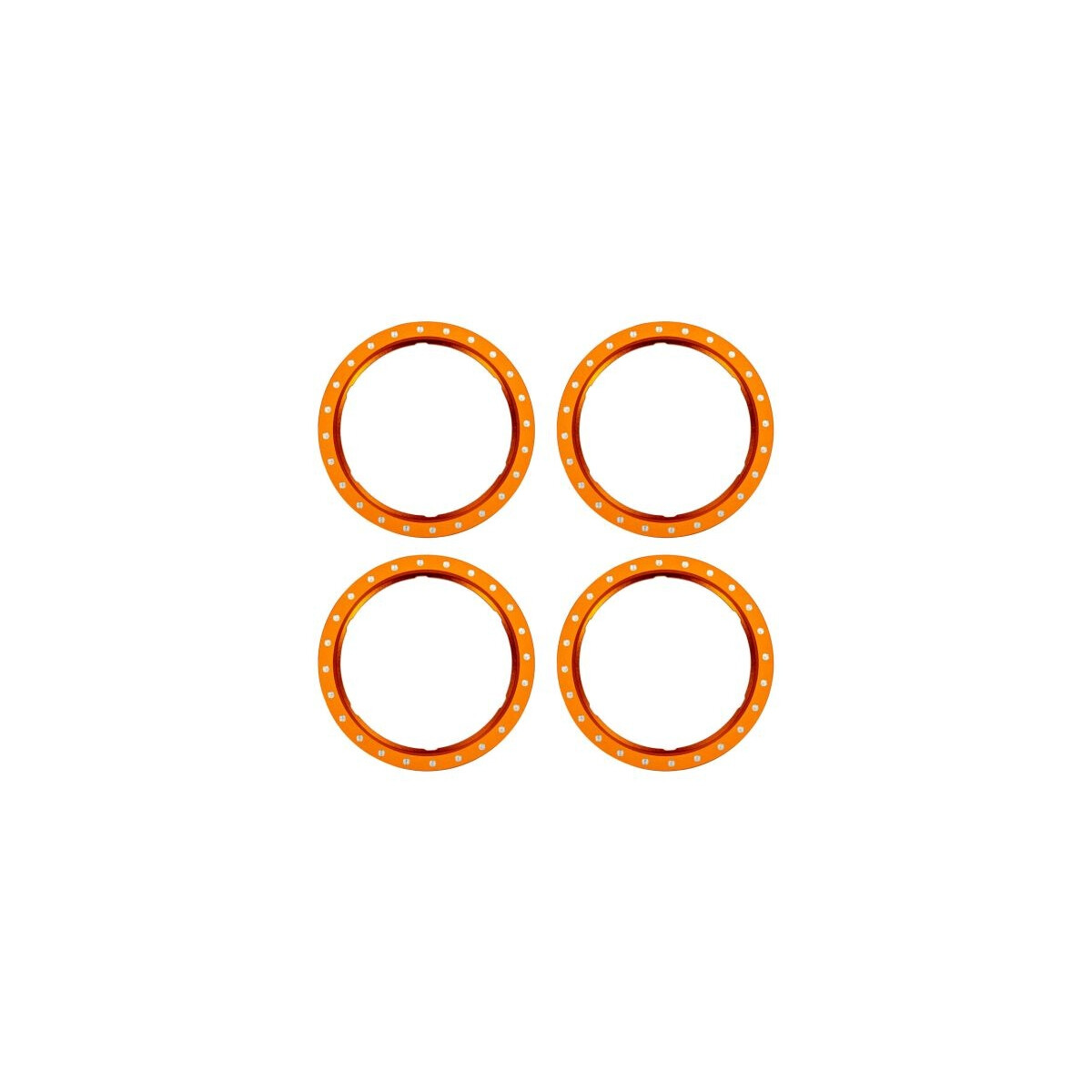Traxxas Pro Scale Beadlock Ringe Aluminium orange (4)...