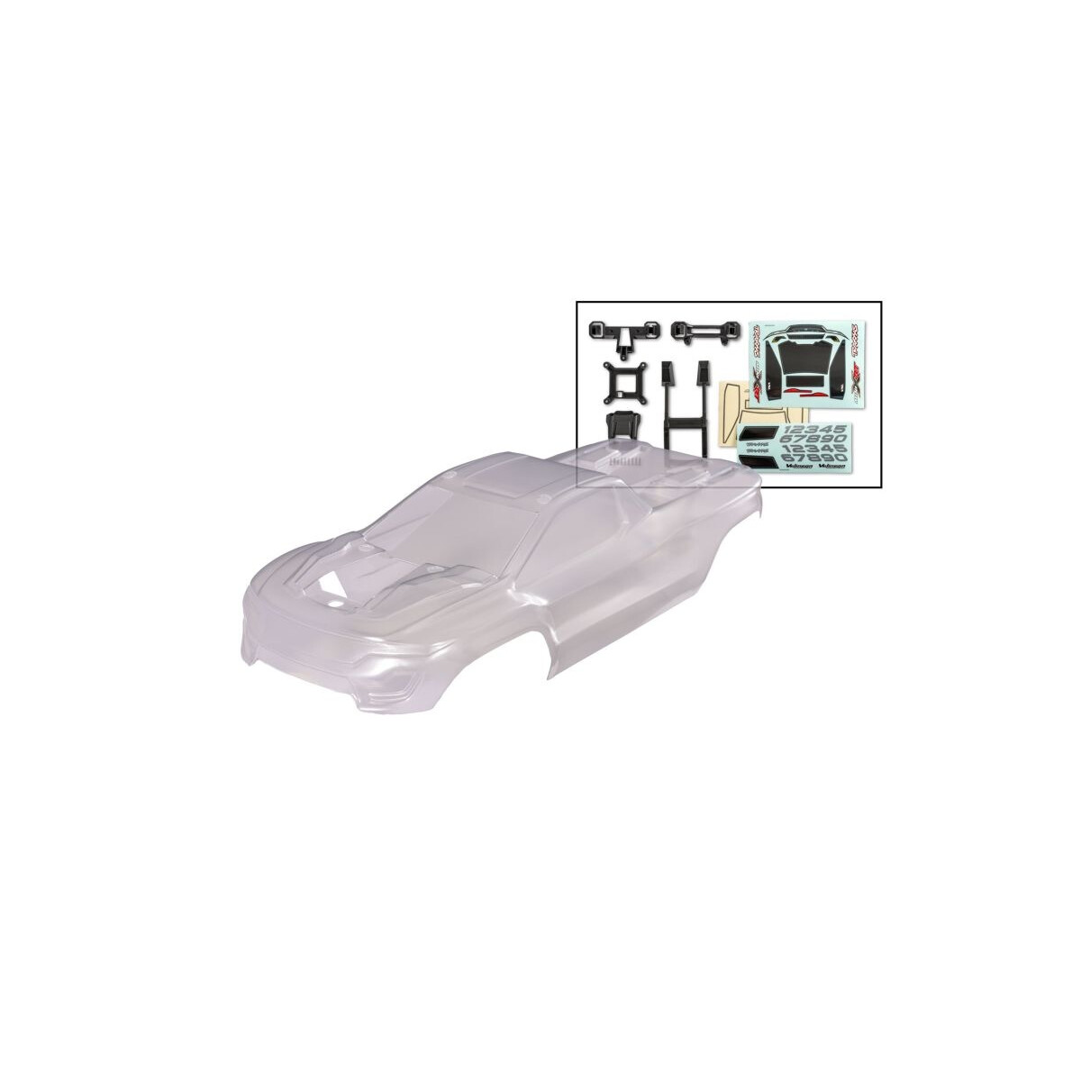 Traxxas Karo klar (unlackiert) TRX10712