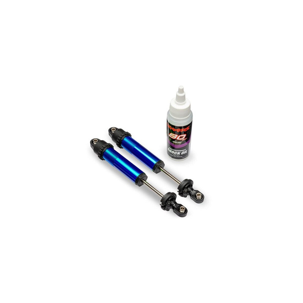 Traxxas Dämpfer GTMAXX hi blau ohne Federn...