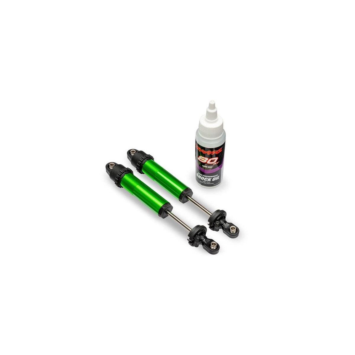 Traxxas Dämpfer GTMAXX hi grün ohne Federn...