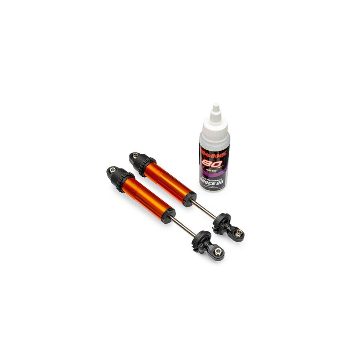 Traxxas Dämpfer GTMAXX hi orange ohne Federn...