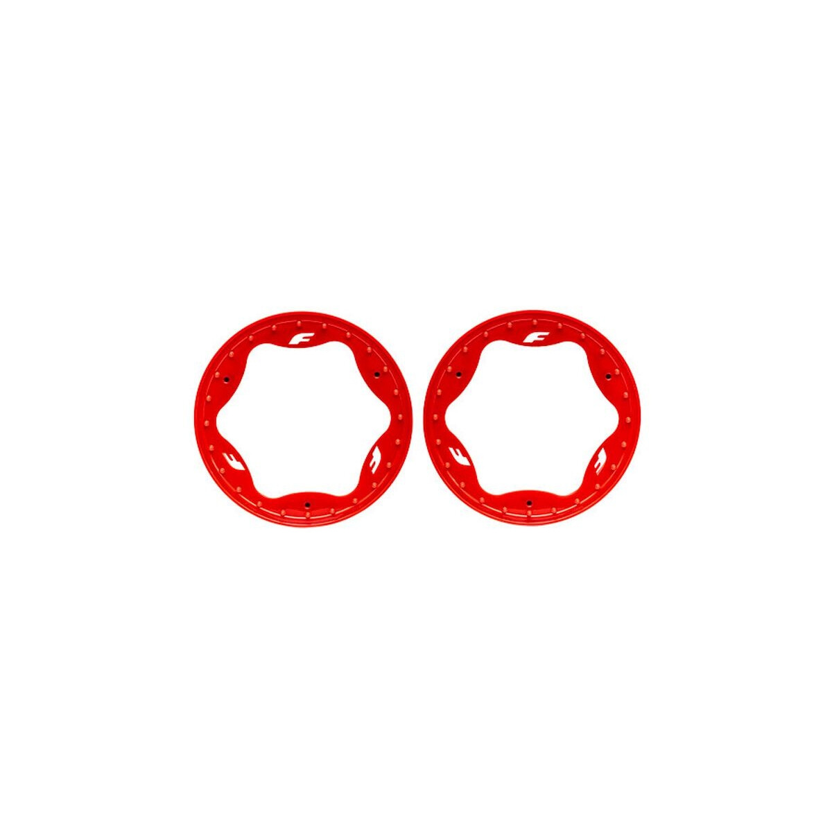 Traxxas Beadlock-Ringe vo rot TRX10976-RED