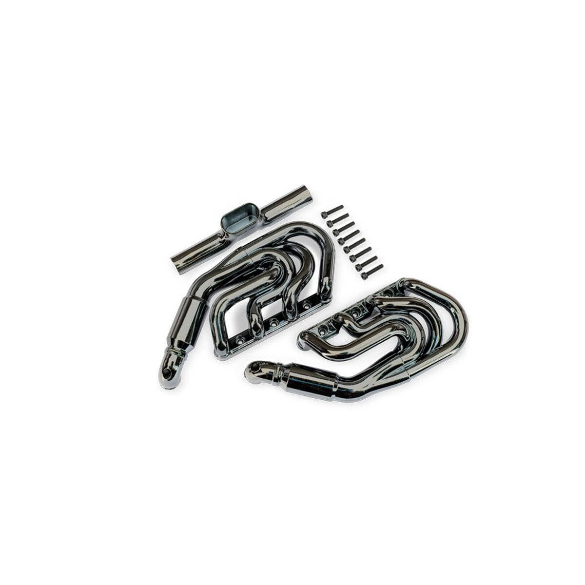 Traxxas Aupuff schwarz/chrome TRX10982-BLKCR