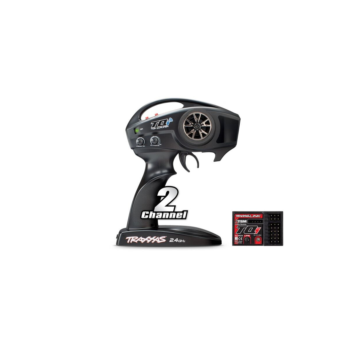 Traxxas TQi 2-Kanal 2.4 GHz Sender mit TSM-Empfänger...