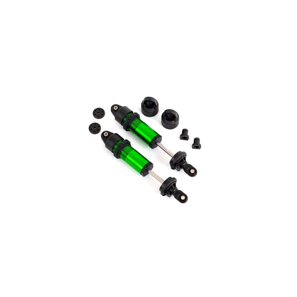 Traxxas GT-Maxx Dämpfer Aluminium grün (2)...