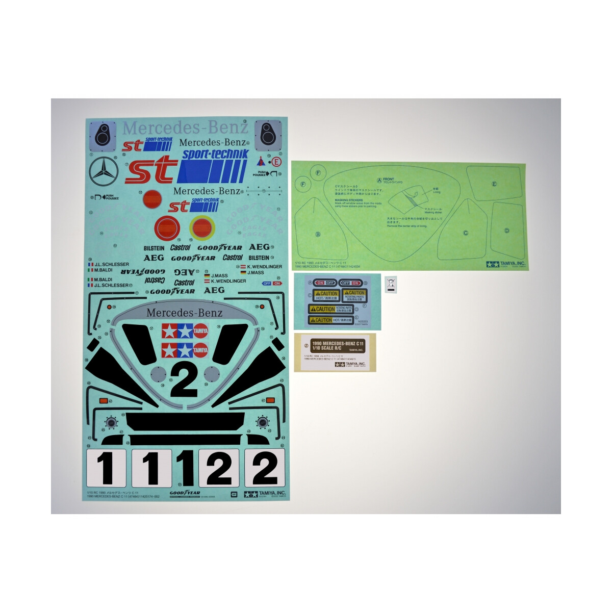 Tamiya Aufkleber MB C11 47484 Gr.C