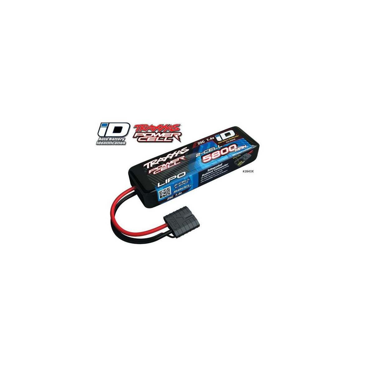 Traxxas 2843x LIPO-AKKU 7,4 V / 5800 mAh / 25C